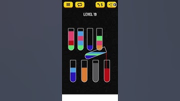 Water Sort Puzzle Level 19 | Mad Gamer #shorts