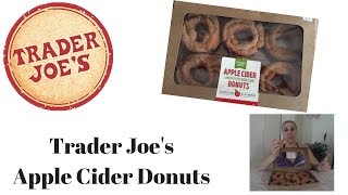 Trader Joes Apple Cider Donuts - Todays Shopping Haul