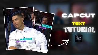 Capcut Glowing, Prespective and Animated Text Tutorial🔥|| AE Like Text on Capcut💯|| Capcut Tutorial