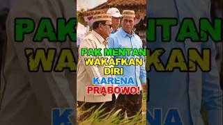 GARA-GARA PRABOWO! MENTAN AMRAN SIAP WAKAFKAN DIRI UNTUK MERAH PUTIH! #mentanamran #prabowo