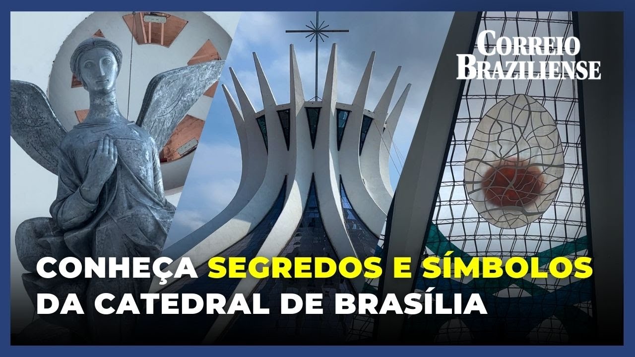 CATEDRAL DE BRASÍLIA GUARDA CONJUNTO DE CURIOSIDADES E SÍMBOLOS DA FÉ CRISTÃ