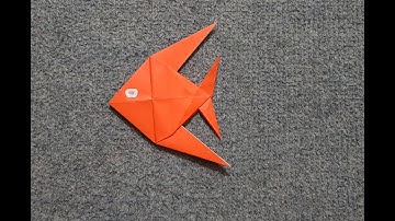 ORIGAMI - Hướng Dẫn Gấp Con Cá Vàng Đơn Giản || Nghệ Thuật ORIGAMI