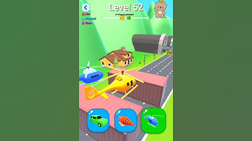 Shape-shifting Funny Race Gameplay new hyper casual games #shorts #Gameplay #shapeshifting