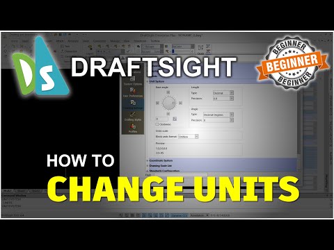 Draftsight How To Change Units Tutorial