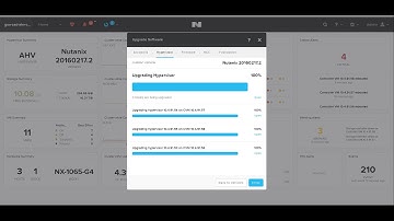 Nutanix OneClick upgrade - Upgrade AHV