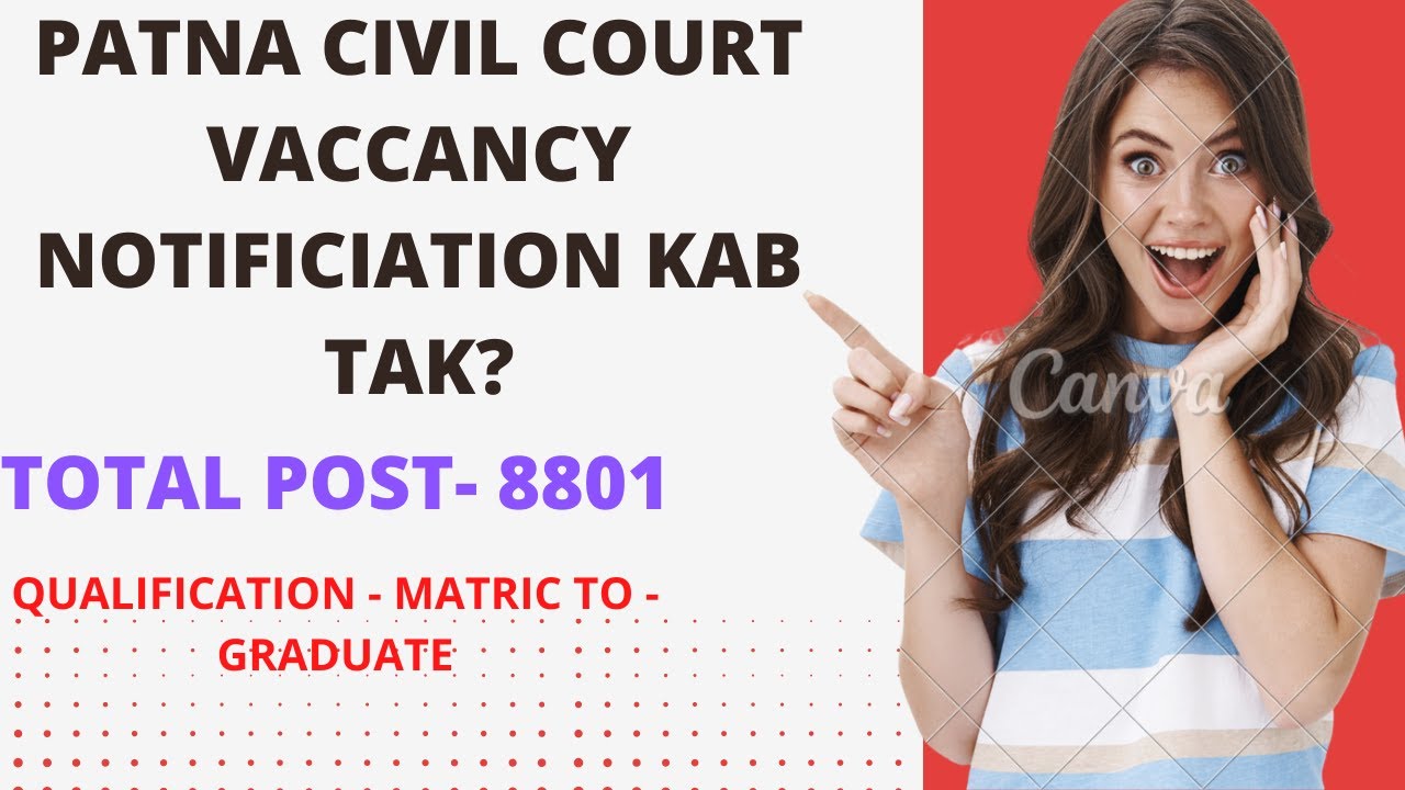 Patna District Court 2022 Vacancy II Bihar civil court notification