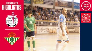 Resumen #PrimeraDivisiónFS | Noia Portus Apostoli 4-2 Real Betis | Jornada 29