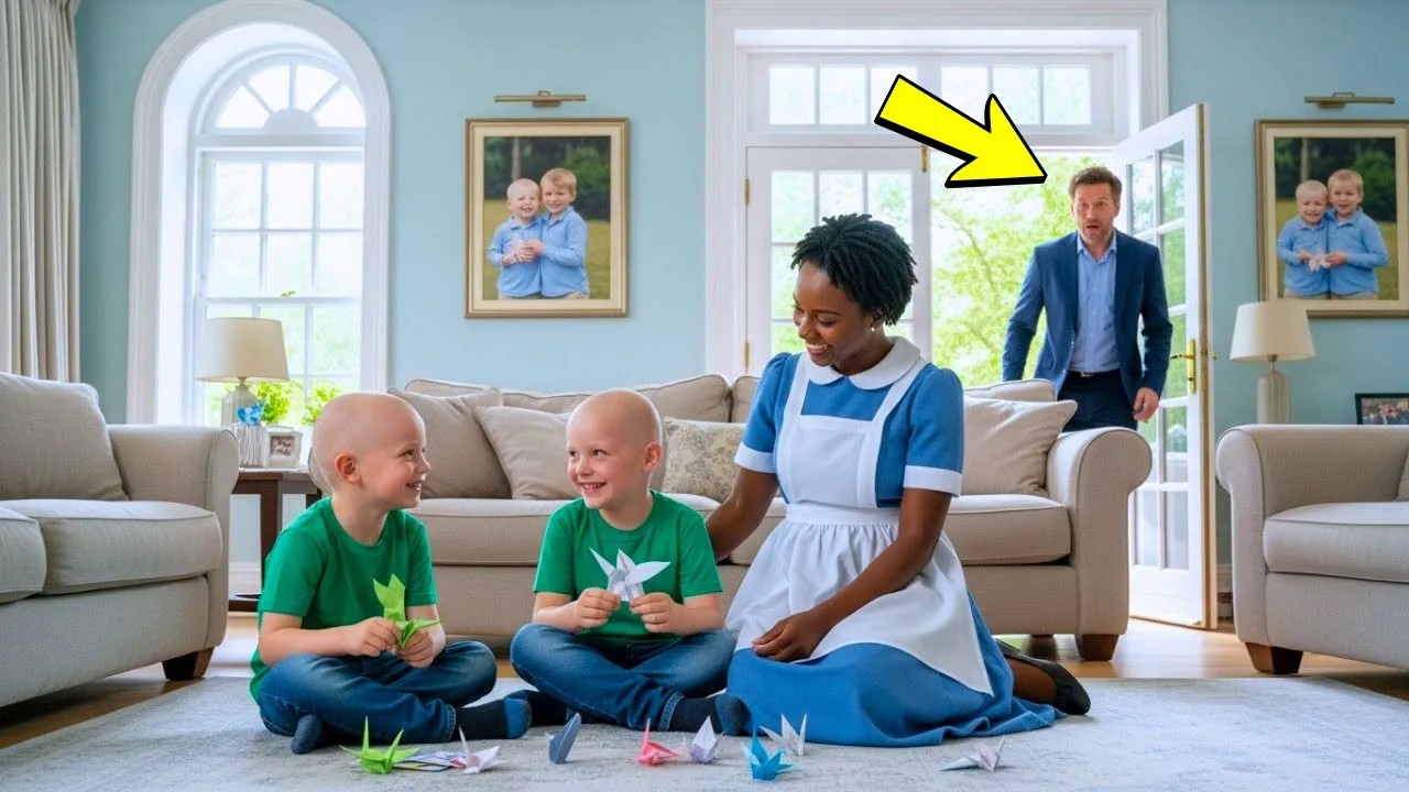 BILLIONAIRE’S TWINS HAD ONLY ONE WEEK TO LIVE — WHAT HE SAW THE NEW MAID DOING LEFT HIM IN TEA