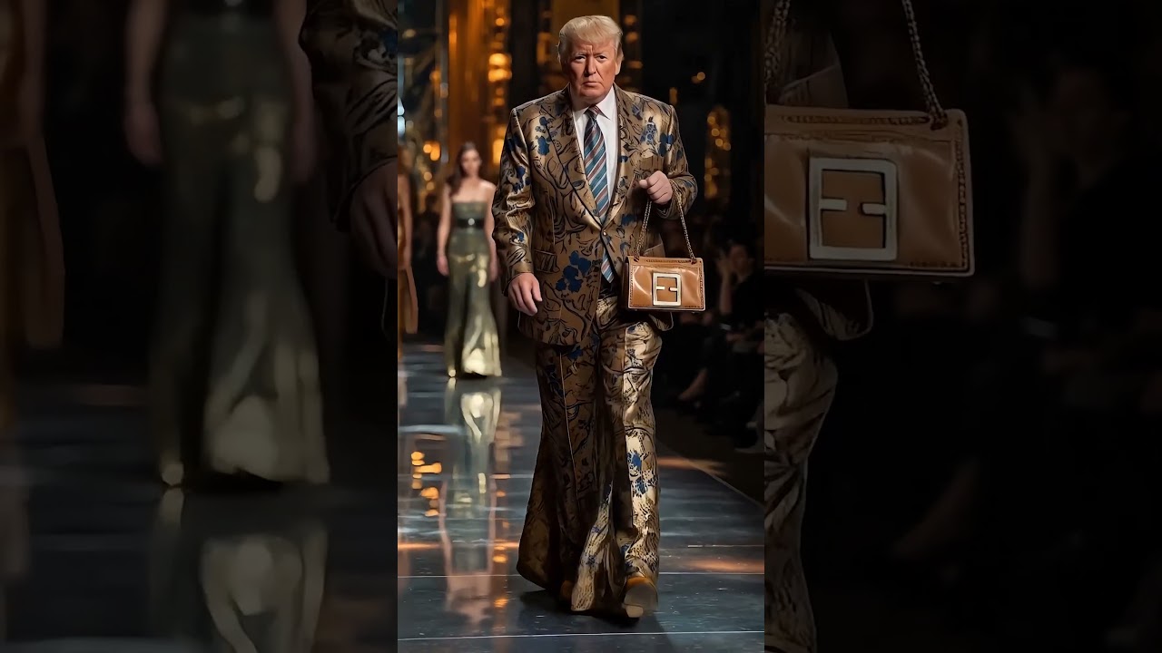 Trump Desfilando para Fendi