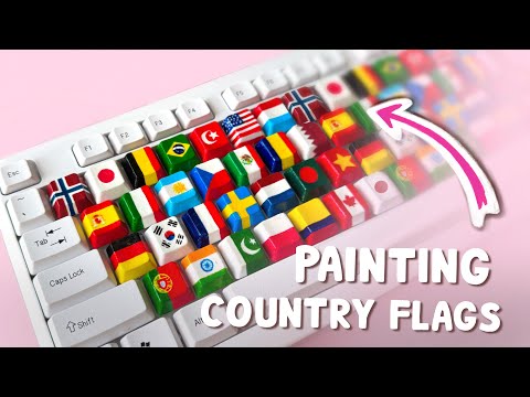 22 countries | Painting My Subscribers' Country Flags 🌏