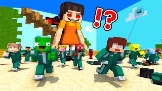 JJ and Mikey vs SQUID GAME in Minecraft - Maizen ?! screenshot 4