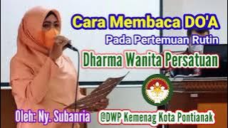 CARA BERDOA di Acara Resmi Dharma Wanita Persatuan@KakSumi