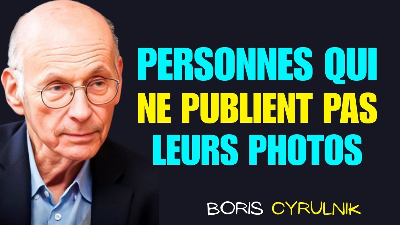 Psychologie des personnes qui ne publient pas leurs photos sur les réseaux sociaux | Boris Cyrulnik