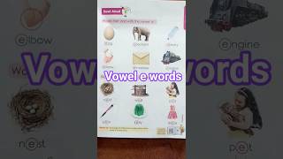 words that start with vowel 'e' #Wordsthathavevowel'e'inthemiddle #english #phonics #trendingshort