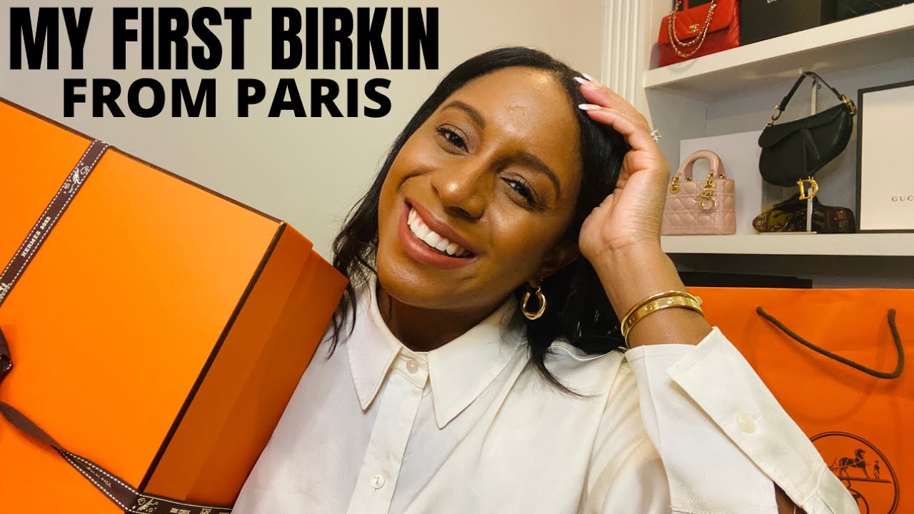 UNBOXING MY FIRST HERMES BIRKIN FROM PARIS