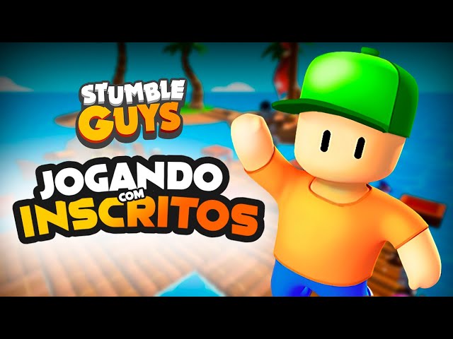 STUMBLE GUYS AO VIVO - JOGANDO COM OS INSCRITOS - RECRUTANDO PRO CLÃ RRL 