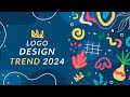 Top logo design trend 2024  logo desgine trend 2024  trend 2024  design trends 2024