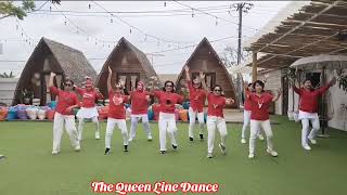Hari Merdeka line dance demo by The Queen Line Dance Samarinda Lokasi vidio di Pemancingan Mahkota.