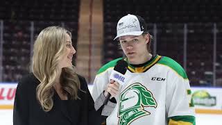 OHL Championship Series Game 4 Post-Game: Easton Cowan