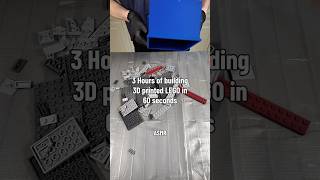 Building the biggest panel on the 150% 3D printed Venator in 60 seconds #lego #satisfying #shorts