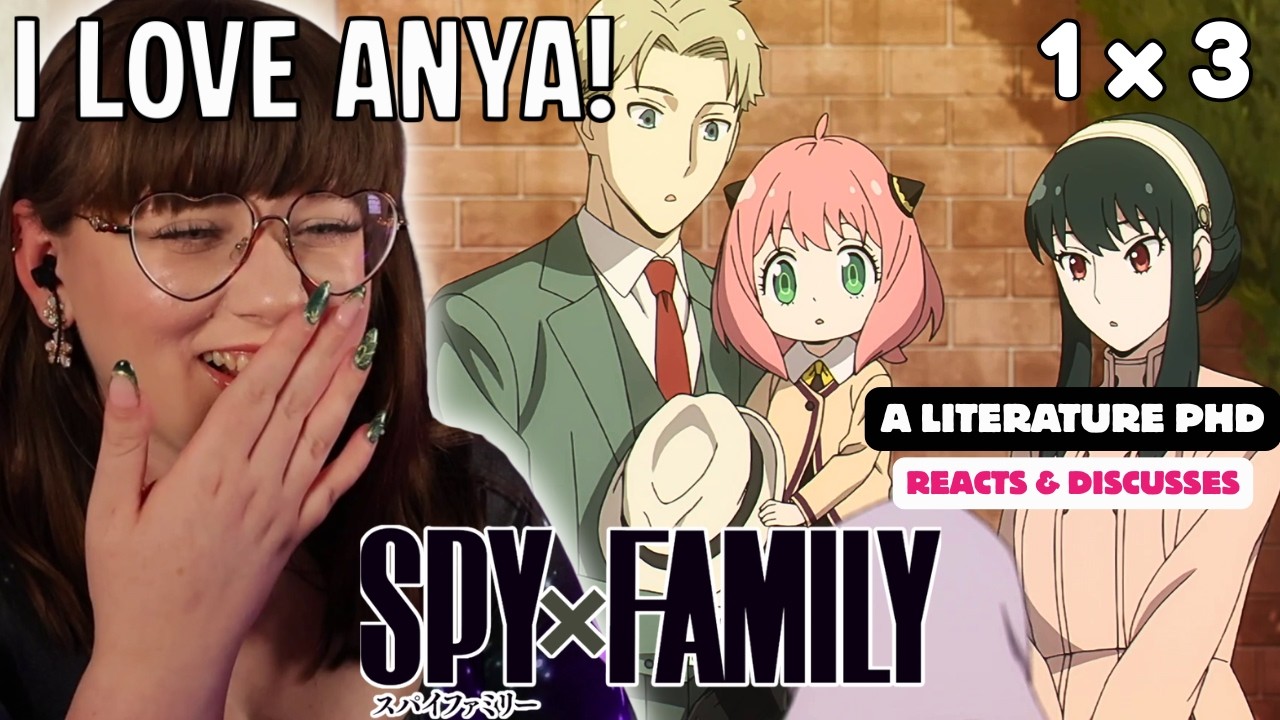 FIRST REACT to SPY x FAMILY as a Literature PhD | 1x3 React ...