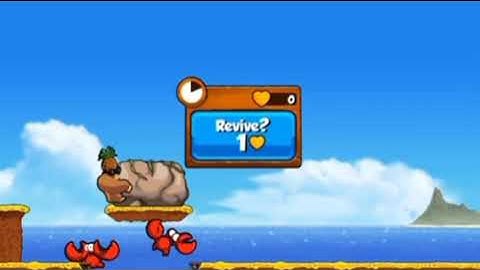 Banana Kong_In One Run_Jump over 3 buried crabs after they runped too