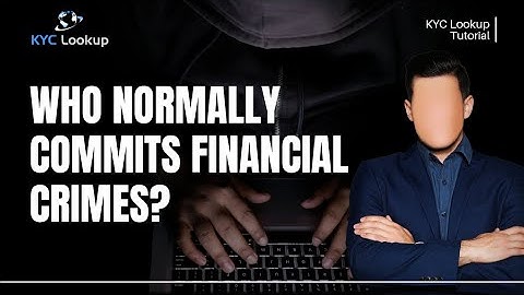 What is Financial Crime | Who Commits Financial Crimes | Examples of Financial Crimes