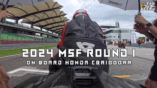 2024 MSF Round 1 on board Honda CBR1000RR