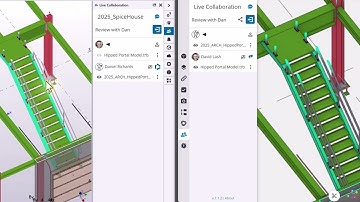Real-time collaboration with Trimble Live Collaboration in Tekla Structures 2025