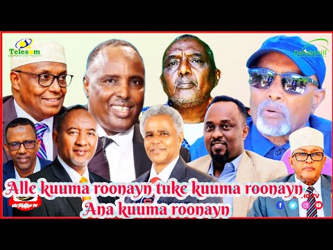 ALLE KUUMA ROONAAN OO WAAKII LAX KUGU RARAY TUKE KUMA ROONAAN OO WAATUU RAQDII YIMI ANIGUNA KUUMA R~