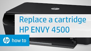 Replacing a Cartridge - HP Envy 4500 e-All-in-One Printer(Learn how to replace a cartridge in your HP Envy 4500 e-All-in-One Printer. The HP Instant Ink program is only available in the following countries - United ..., 2014-07-11T19:38:27.000Z)