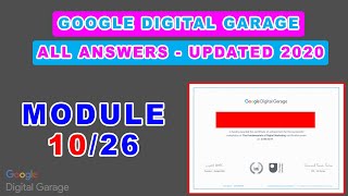 Get Noticed Locally Quiz Answers 2020 - Google Digital Marketing - Module 10