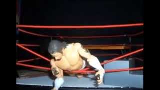 EXTREME 450 Splash through a TABLE! (wwe stopmotion from 2012)