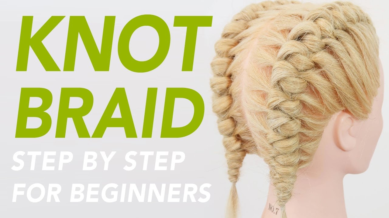 How To Double Knot Braid/Snake Braid Step By Step For Beginners