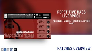Repetitive Bass Liverpool // Electric Bass Sample Library for Kontakt // Patches Overview screenshot 1