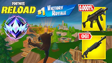 Fortnite Reload | High Kill Solo Ranked Win Full Gameplay (Keyboard & Mouse)