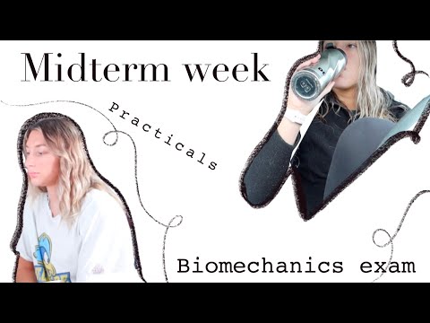 BUSY WEEK AS A GRAD STUDENT | PT school, midterms, practicals, exams
