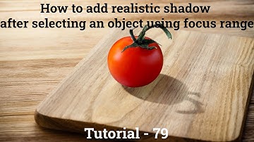 Adobe Photoshop-Tutorial 79(How to Cast a realistic shadow)🔥🔥🔥