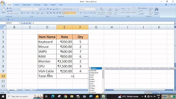Sumproduct || Excel Functions