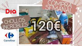 SUPER COMPRA SEMANAL CON CHOLLAZOS | TODO A 1€ Y 2€ | 3X2 DE CARREFOUR