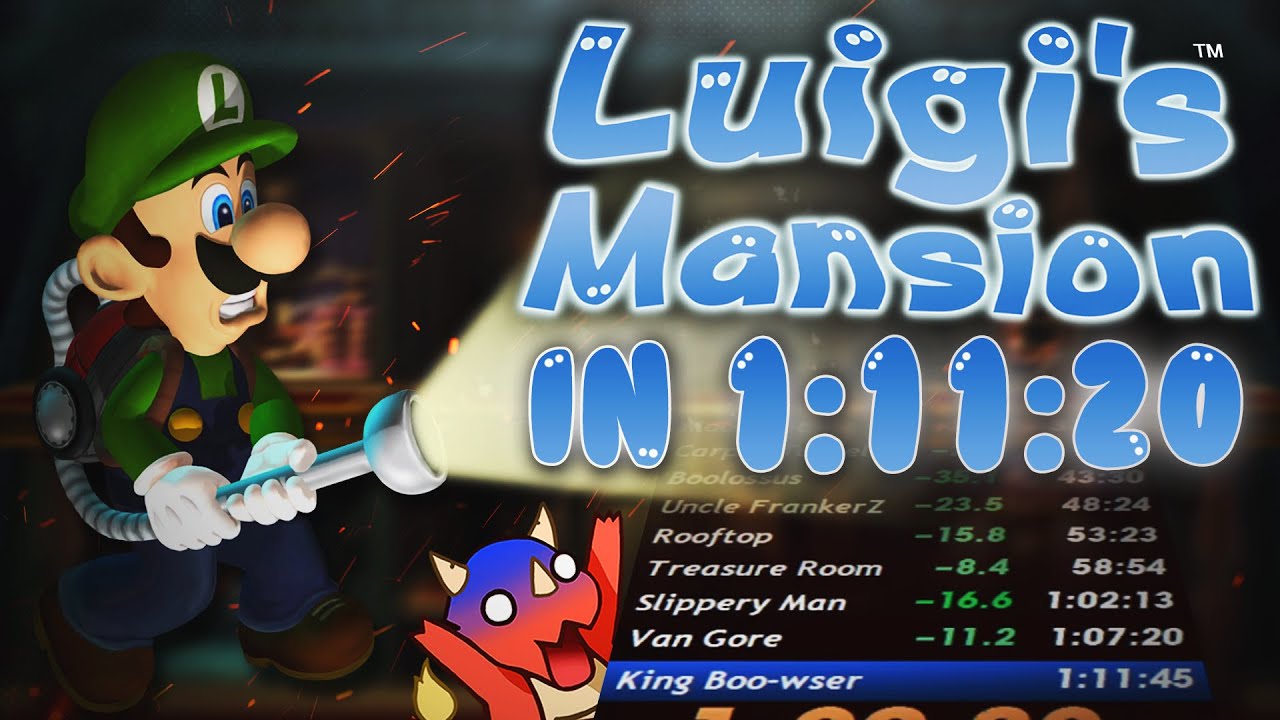 Luigi's Mansion 100% Speedrun in 1:11:20