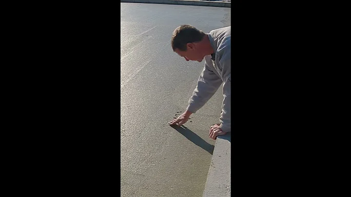 How to Determine If Concrete Is Ready for Finishing #shorts