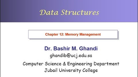 Chapter 12: Memory Management