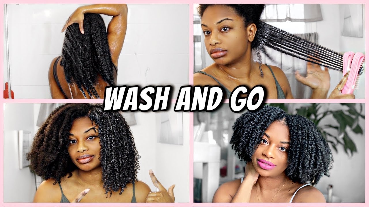 Wash and Go on Type 4 Natural Hair - Black Hair Information