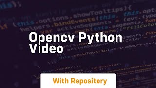 opencv python video