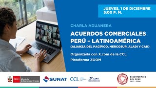 ACUERDOS COMERCIALES PERÚ  LATINOAMÉRICA