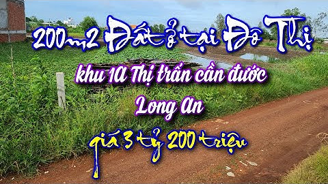 Bán 200m2 Đất ở Tại Đô Thị,  khu1A Thị trấn cần đước Long An