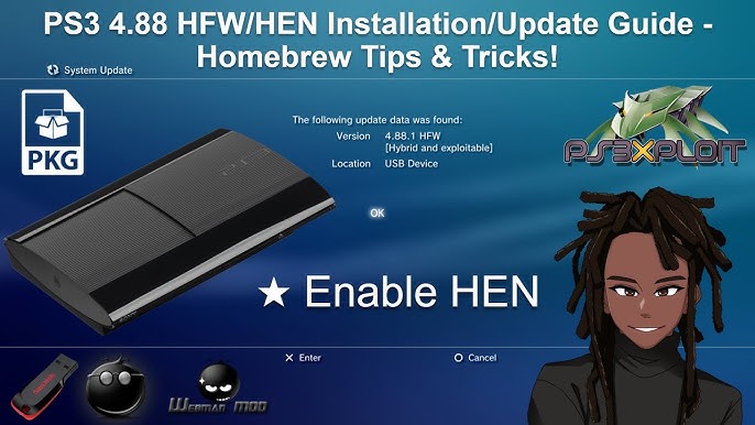 PS3 - Exploiting 4.90 OFW (Installing CFW & Running PS3HEN) Flash Writer /  PS3HEN now supporting 4.90 FW