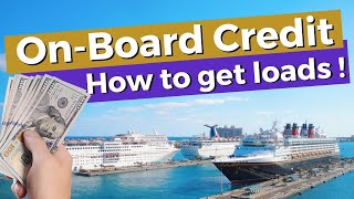 Cruise On-Board Credit. 8 Ways To Get More, And What You Can Spend It On!