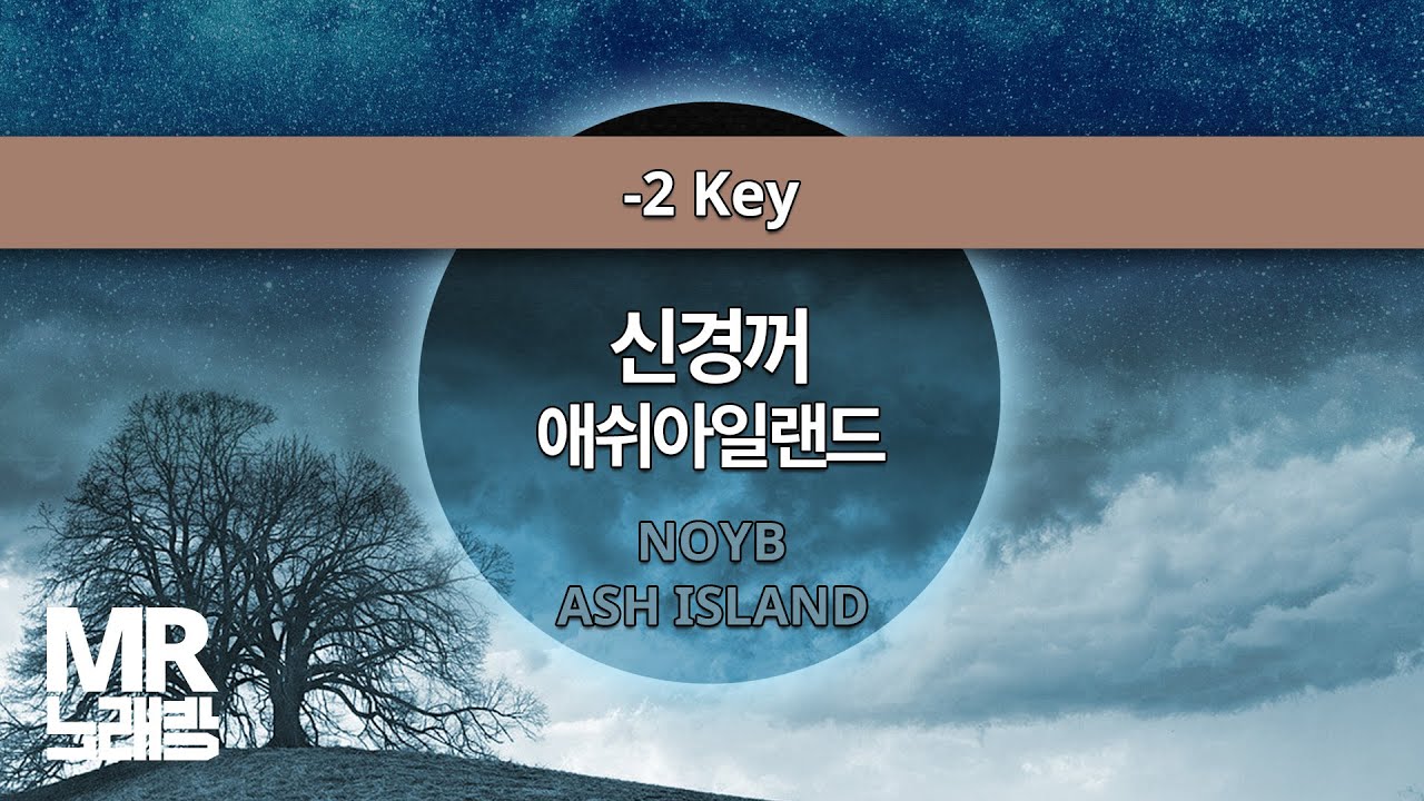 MR노래방ㆍ2 key] 신경꺼 애쉬아일랜드 ㆍNOYB ASH ISLAND ㆍMR Karaoke YouTube